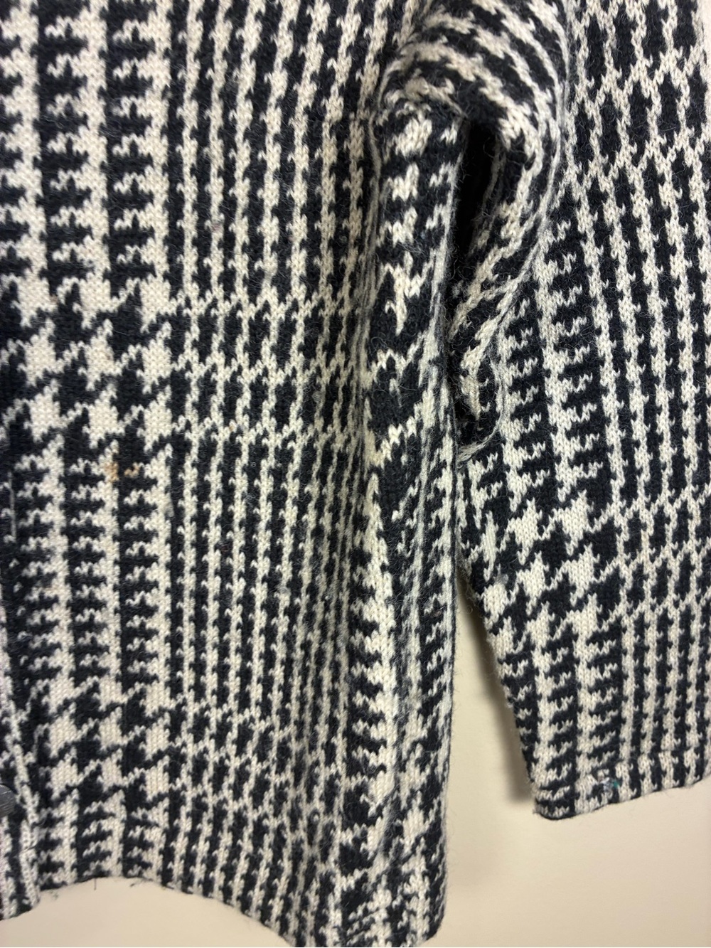 VTG Original Iceland Sweden 100% Scandinavian Lambs Wool Cardigan Sweater - Picture 15 of 16